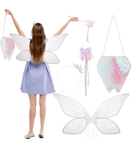 2-Pack Cute Tooth Iron On Patches - Embroidered Applique For Clothing, DIY Craft Repair