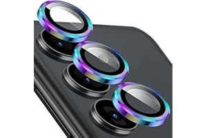 KUXNGUYI Phone Camera Lens Protector compatible with Samsung Galaxy S25 Plus/Galaxy S25+ 5G [1 Set ], Individual Lens Protectors, Scratch-Resistant Ultra-Thin Tempered Glass with Aluminum Edging, S25Plus 5G [Case Friendly] (Chromatic, Galaxy S25 Plus/S25+)