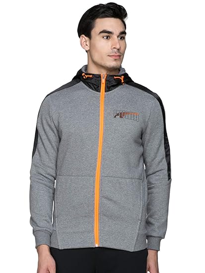 puma men's cotton track jacket