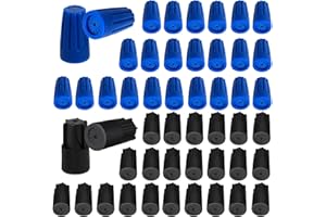 50PCS Waterproof Wire Electrical Connectors, Outdoor Seal Electrical Twist Nuts Caps Cable Terminal Connector for Landscape L
