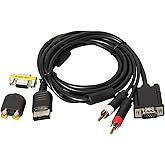 eJiasu SEGA DC VGA Cable SEGA Dreamcast VGA Cable HD Adapter DC VGA Box (1PC)