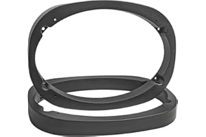 NuIth 6X9 Universal Plastic Vehicle Speaker Spacer Ring Adapter, 6x9 Inch Car Speaker Beveled Spacer Mounting Bracket Adapter Refit Audio Speaker Mat, 1 Pair