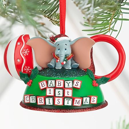 Immagini Natale Disney Baby.Disney Dumbo Baby S First Christmas Hat Ornamento Amazon It Casa E Cucina