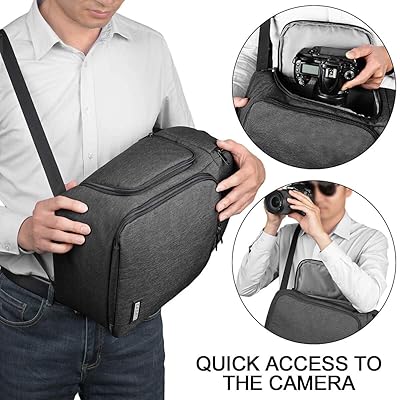 camera sling bag with tripod holder