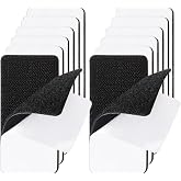 12 Pairs 3-Inch Referee Patch Hook & Loop Dots – Reusable Adhesive Circle Fasteners For DIY, Wall Decor, Tool Hanging