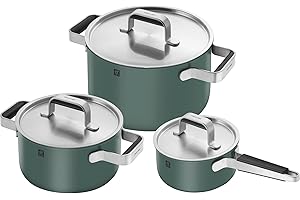 ZWILLING Pure 6-pc Stainless Steel Cookware Set, Green