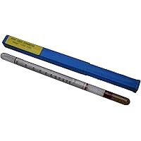 Laboratory Hydrometer - Specific Gravity, Heavy Liquids, Range 1.000 to 2.000 x 0.010 - Includes Protective Case - Eisco…