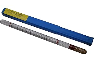 EISCO Laboratory Hydrometer - Specific Gravity, Heavy Liquids, Range 1.000 to 2.000 X 0.010 - Includes Protective Case - Eisc