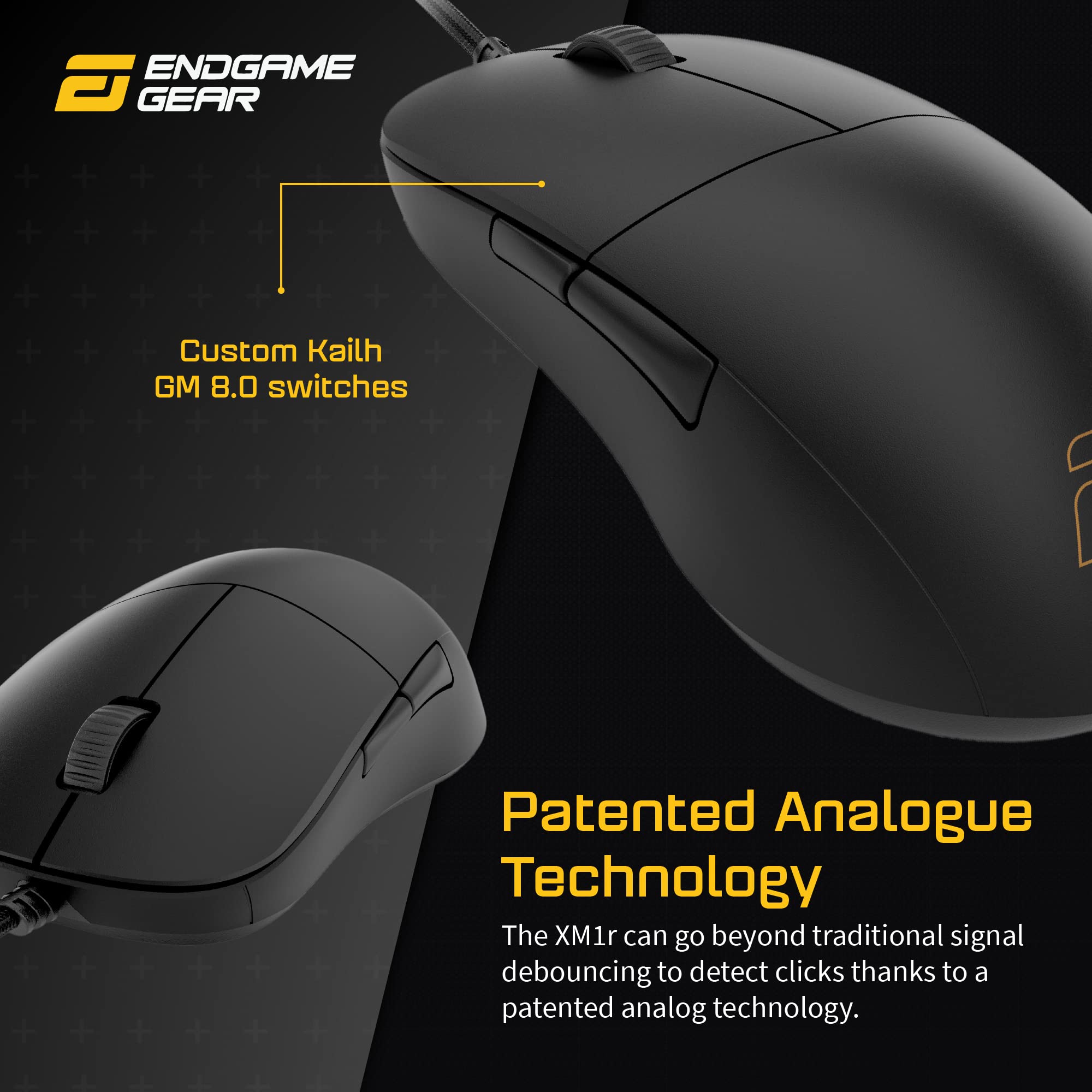 Mua ENDGAME GEAR XM1r Gaming Mouse, Programmable Mouse with 5 Buttons and 19,000 DPI, Black trên Amazon Mỹ chính hãng 2026
