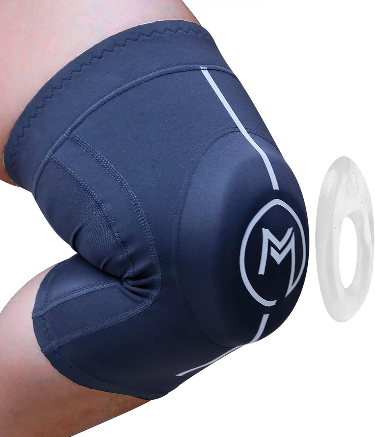 Knee Compression Sleeve - Knee Brace with Patella Gel Pads - Knee Support for Men & Women Meniscus Tear Arthritis Joint Pain Relief Injury Recovery Single Pack: Industrial & Scientific