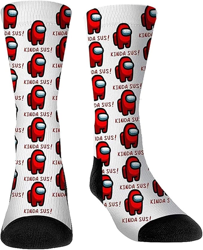 3 Pack Imposter Among Us Socks For Women Men Adults Merch Outdoor Sus