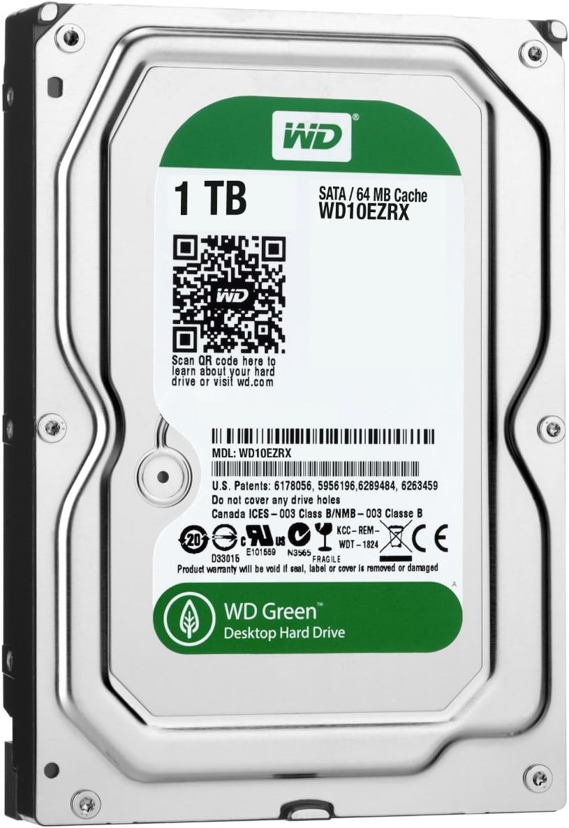 Western Digital 1TB Desktop SATA Hard Drive OEM Green