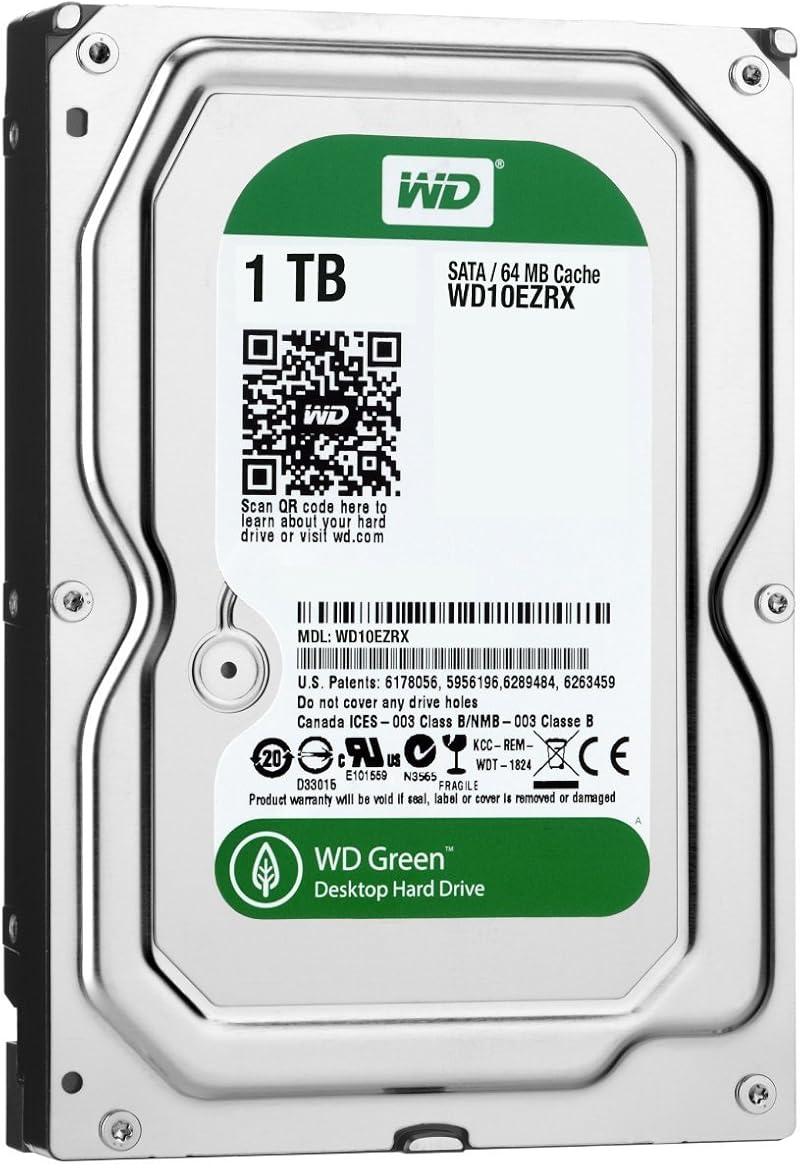 Western Digital 1TB Desktop SATA Hard Drive OEM Green
