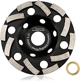 SHDIATOOL Diamond Turbo Grinding Wheel Concrete Cup Disc 115mm for Stone Marble view 1