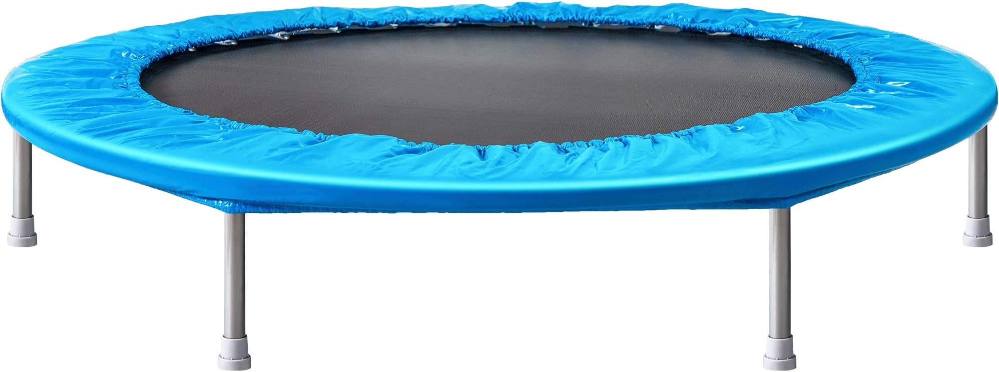 Depointer Sports Trampoline,Trampoline, Fitness Trampoline with Blue Safety Pad for Adults Indoor/Garden, Supports Up to 180LBS