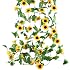 24 Pcs Têtes De Tournesol Artificielles 9cm - Fleurs En Soie Pour Décoration DIY Mariage Et Intérieur