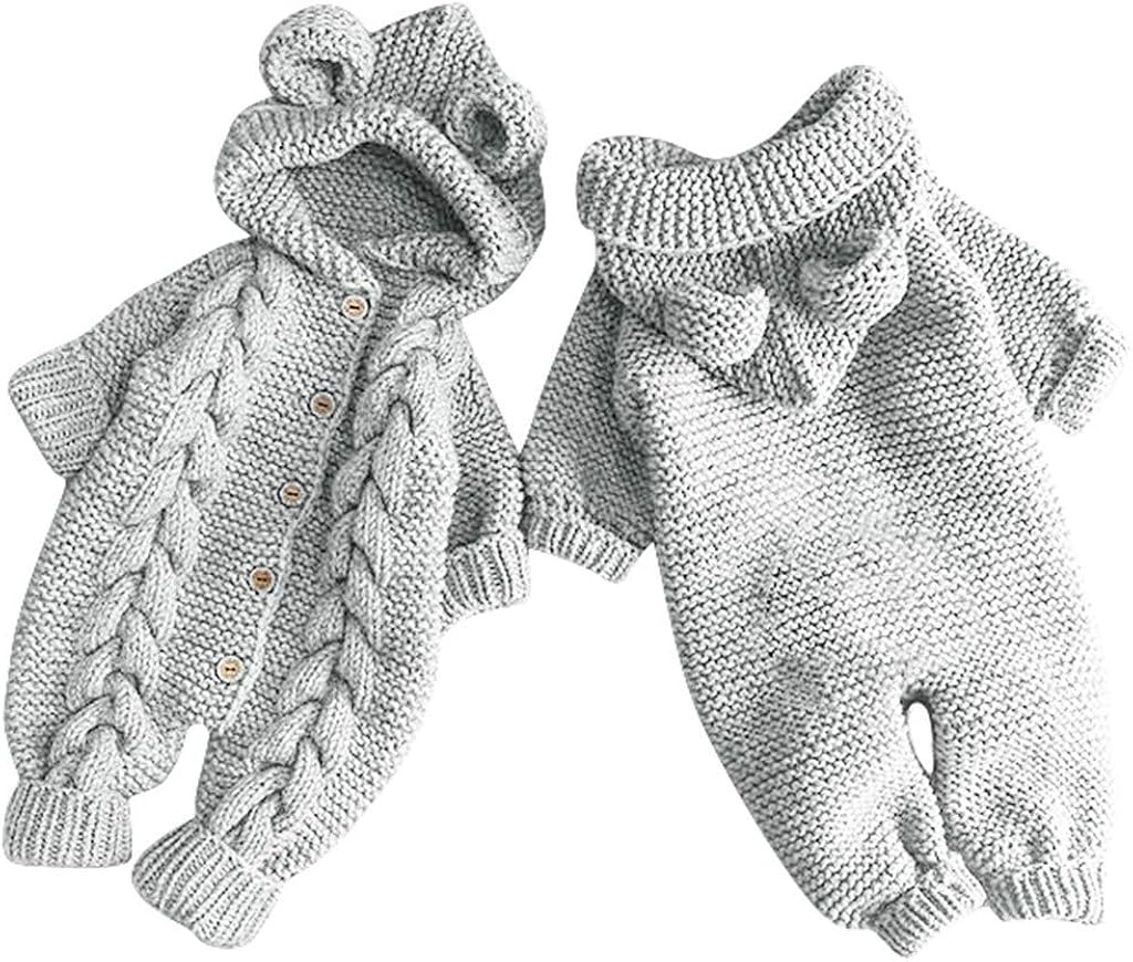 Baohooya Pull Combinaisons Hiver Chaud pour Enfant Bebe ...