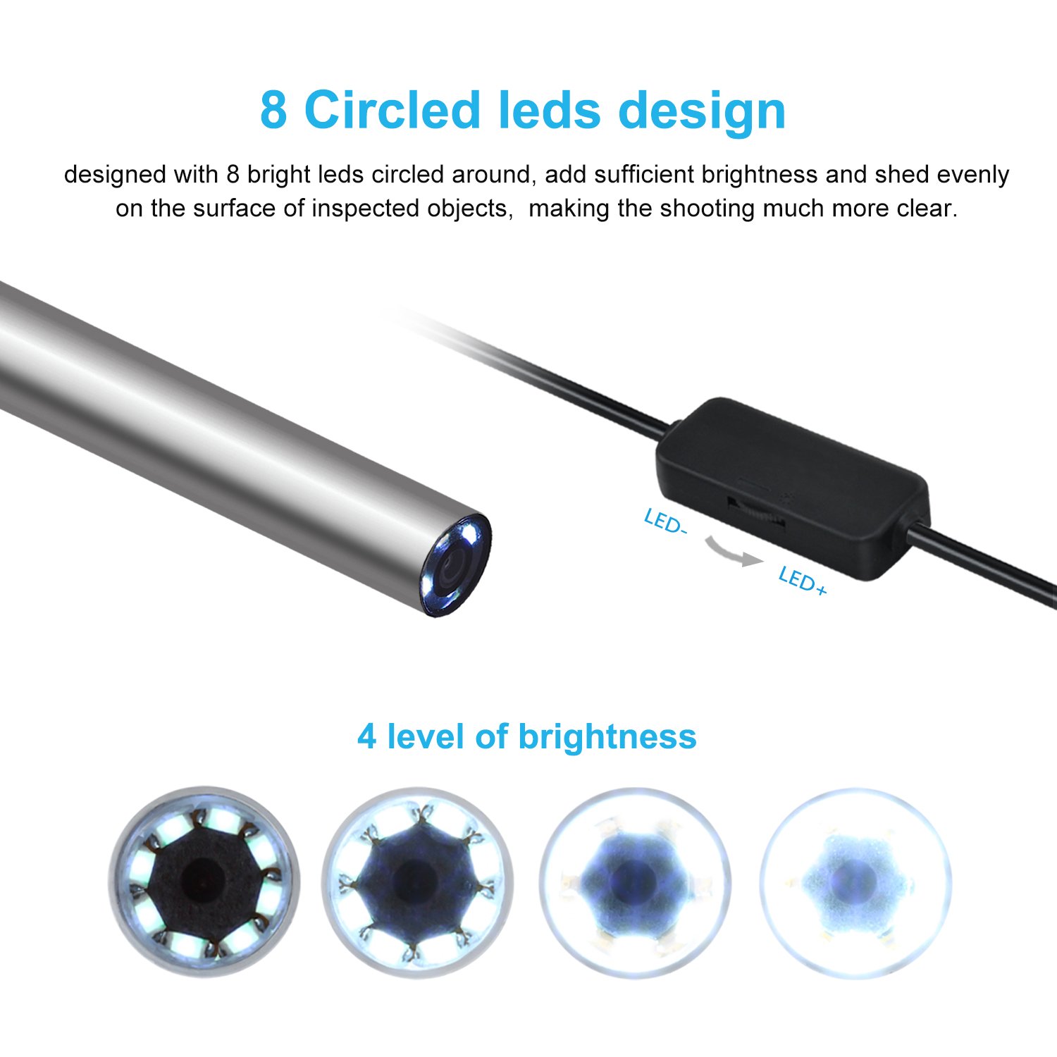 USB Microscope, Potensic Endoscope Inspection Magnifier