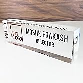 Artblox Office Desk Name Plate Personalized | Custom Name Plates for Desks with Your Logo On Clear Acrylic Glass - (8" x 2.5")