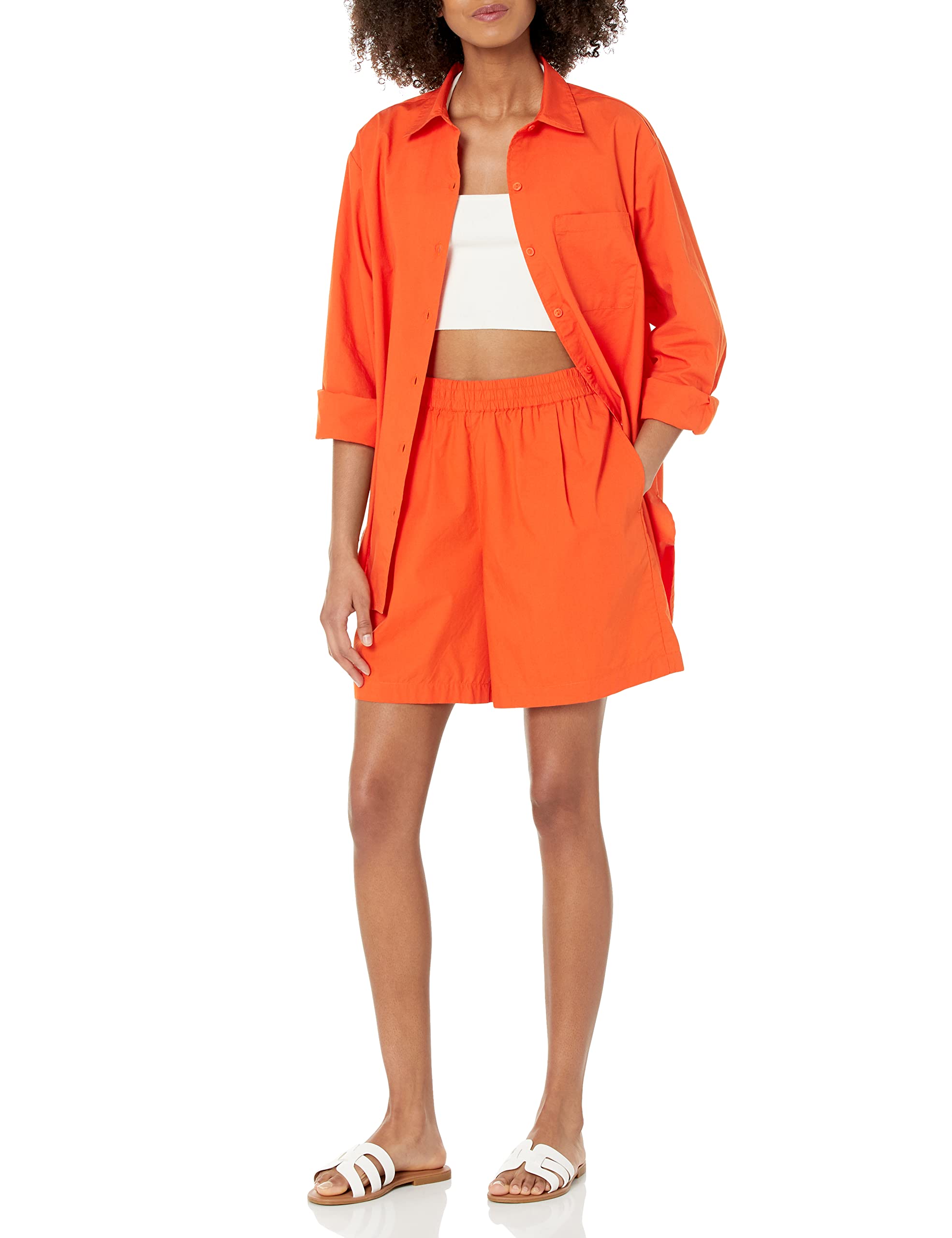 The Drop Women's Jada High Wiast Loose Fit