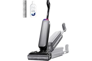 Tineco Wet Dry Vacuum Cleaner 22kPa Suction Floor Cleaner Mop, 50 Min Runtime, iLoop Smart Sensor, DualBlock Anti-Tangle Design, 185℉ Flashdry, Dual-Edge Cleaning, 180° Lay-Flat, Floor One S7 Artist