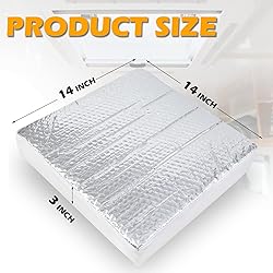 SIKADEER RV Vent Insulator 14″x14″x3″, 2