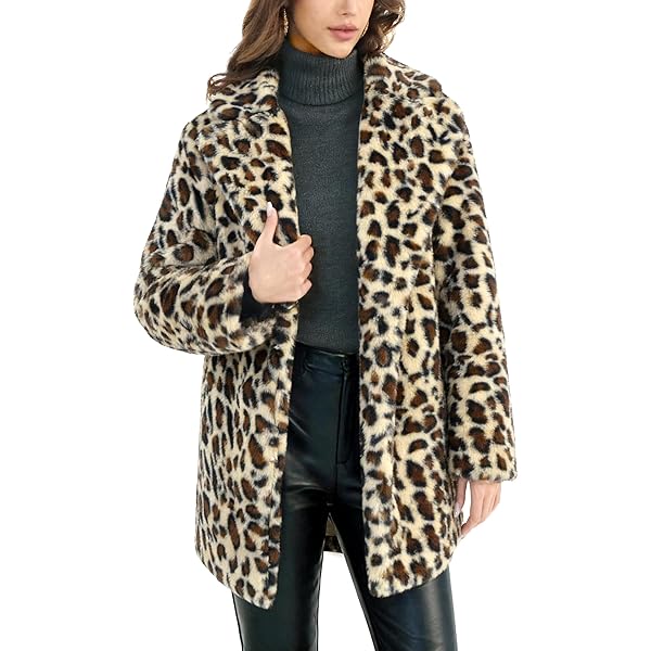 TOPONSKY Furry Winter Pinot Wedding Jackets Faux Fur Women Fuzzy