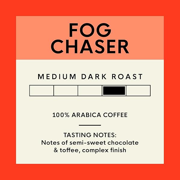SAN FRANCISCO BAY GROUND COFFEE, FOG CHASER (28 OZ BAG), MEDIUM-DARK ROAST COFFEE