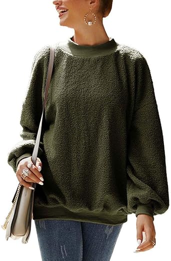 womens oversized crewneck sweatshirt