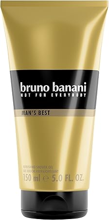 Bruno Banani Man's Best Shower Gel, elegant + maskulin, macht Verführung super einfach, 150 ml