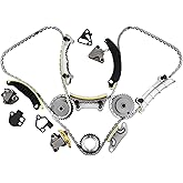 3.6 Timing Chain Kit with Tensioner Sprocket 9-0753S for 2007-2015 Chevy Equinox Malibu Traverse GMC Acadia Cadillac CTS SRX Buick Enclave V6 Engine 3.6L 3.0L Replace# 9-0753SX Cadena De Tiempo Kit