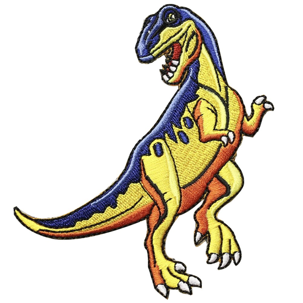 HUIXUN Dinosaur Cloth Patches Badge Mend Decorate Patch Jeans Jackets Bag Clothes Apparel Iron On Decoration Applique 1 Piece