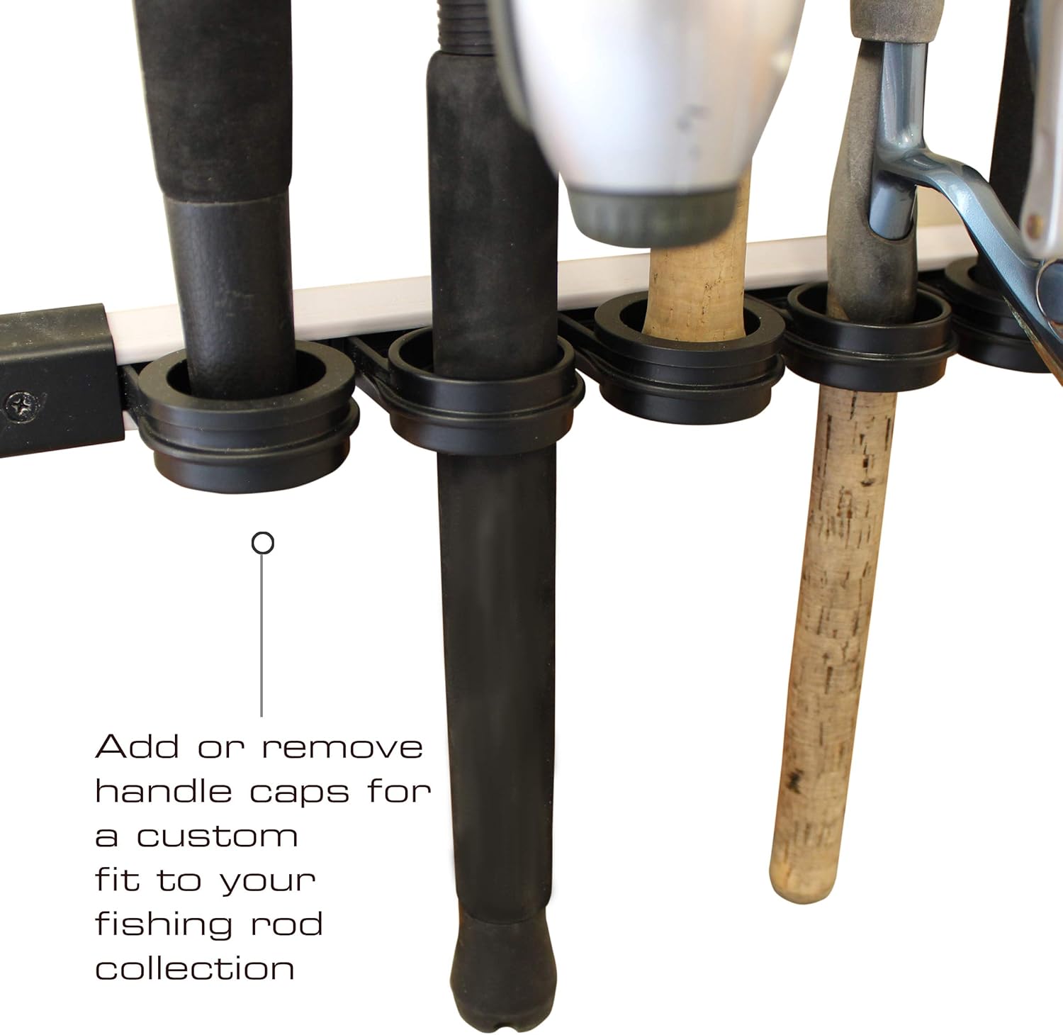 Rush Creek Creations All Weather 6 Fishing Rod Storage Wall, Ceiling, or Garage Rack : Sports & Outdoors