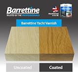 Barrettine Yacht Varnish Clear Gloss 1L Wood Varnish Interior Exterior UV view 3