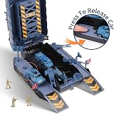 KADAYAYA Army Tank Toy with Diecast Vehicles Sound Light Missile Launcher Blue view 4