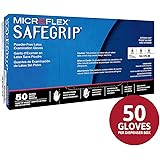 Amazon.com: Microflex SafeGrip Latex Glove, Powder Free
