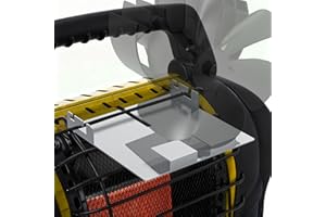 MIATON Wood Stove Fan Bracket Compatible for Mr. Buddy Heater, Heater Holder & Shelf with Clip - Multi-Purpose Stand for Indoor Heat Powered Fireplace Fans and Outdoor Heaters, Mr Buddy Heater Accessories