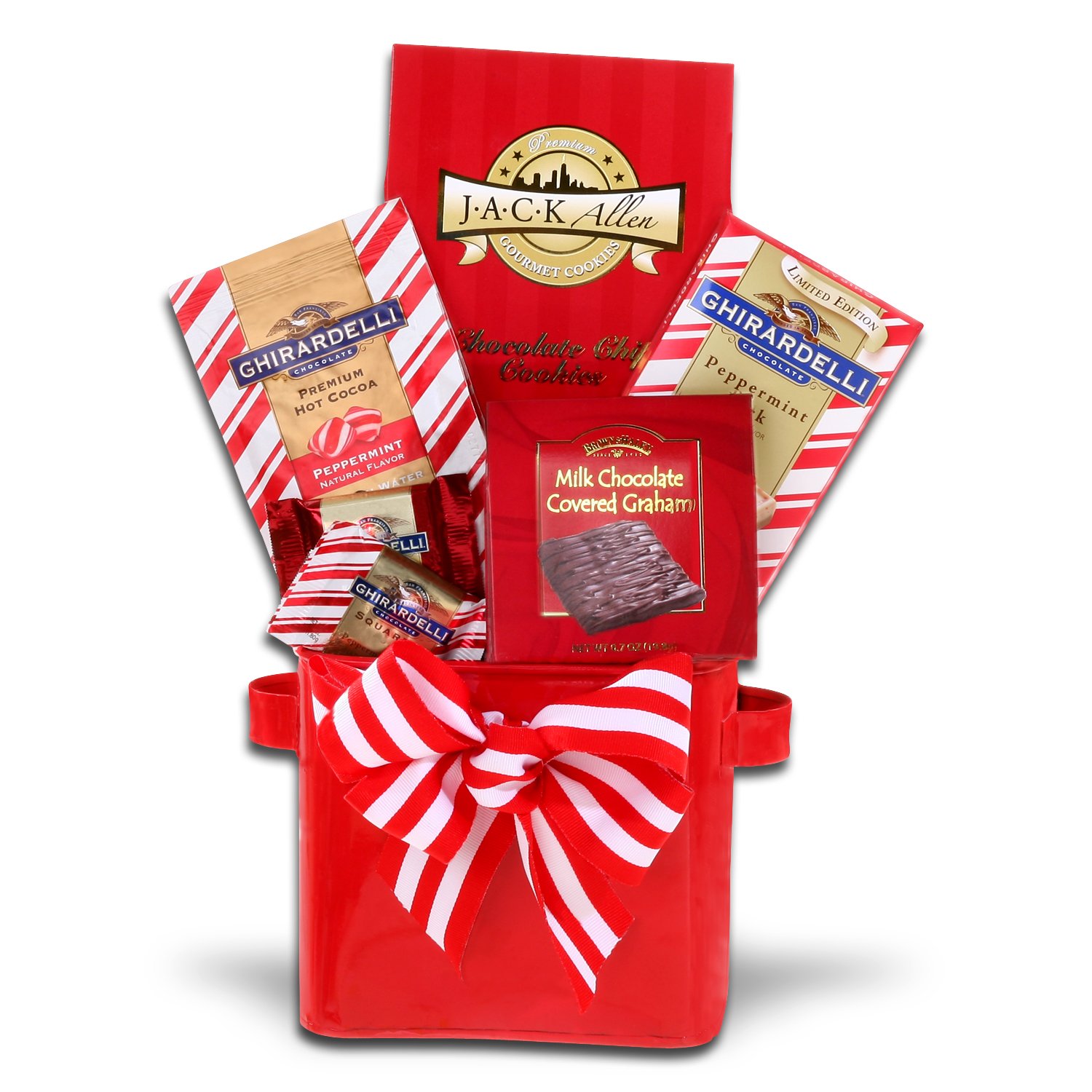 Christmas Peppermint Dreams Holiday Gift Basket Gourmet