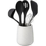 KitchenAid Tool and Gadget Set with Crock, 6-Piece, Black