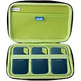 Anleo Hard Travel Case for SanDisk 500GB / 250GB / 1TB / 2TB Extreme Portable SSD (Black+Monterey, Case for 3 Hard Drives)