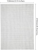 Zngou 4 Pcs Stainless Steel Woven Wire Mesh Panels 1mm Holes 0.4mm Wire view 2