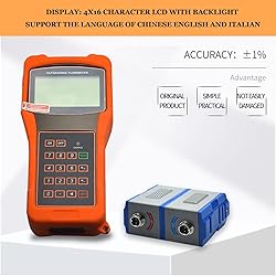Handheld Digital Liquid Ultrasonic Flow Meter Water