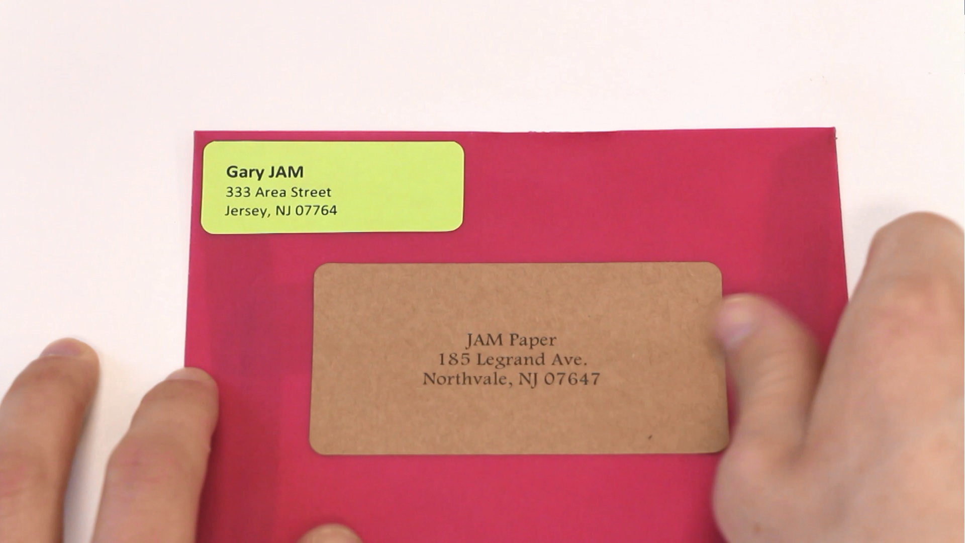 Amazon.com : JAM PAPER Shipping Address Labels - Standard