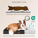 EHEYCIGA Large Orthopedic Dog Bed 91x68x9 cm with Removable Washable Cover view 3