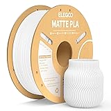 ELEGOO Matte PLA Filament Matte White 1KG, 1.75mm