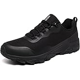 SHULOOK Men's Waterproof Hiking Shoes, Lightweight Low Top Trail Shoes | Slip Resistant Outsole, Breathable Comfort for Trekking, Camping, Travel and Daily Wear