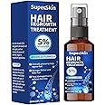 5% Minoxidil Hair Growth Serum For Men and Women 60Ml Hair Regrowth Treatment Spray For Stronger Thicker Longer Hair Help to Stop Thinning and loss hair 1 Month supply