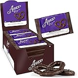 Asher's Chocolates, Chocolate Covered Pretzels, Gourmet Sweet and Salty Candy, Individually Wrapped Snack, Family Owned Since