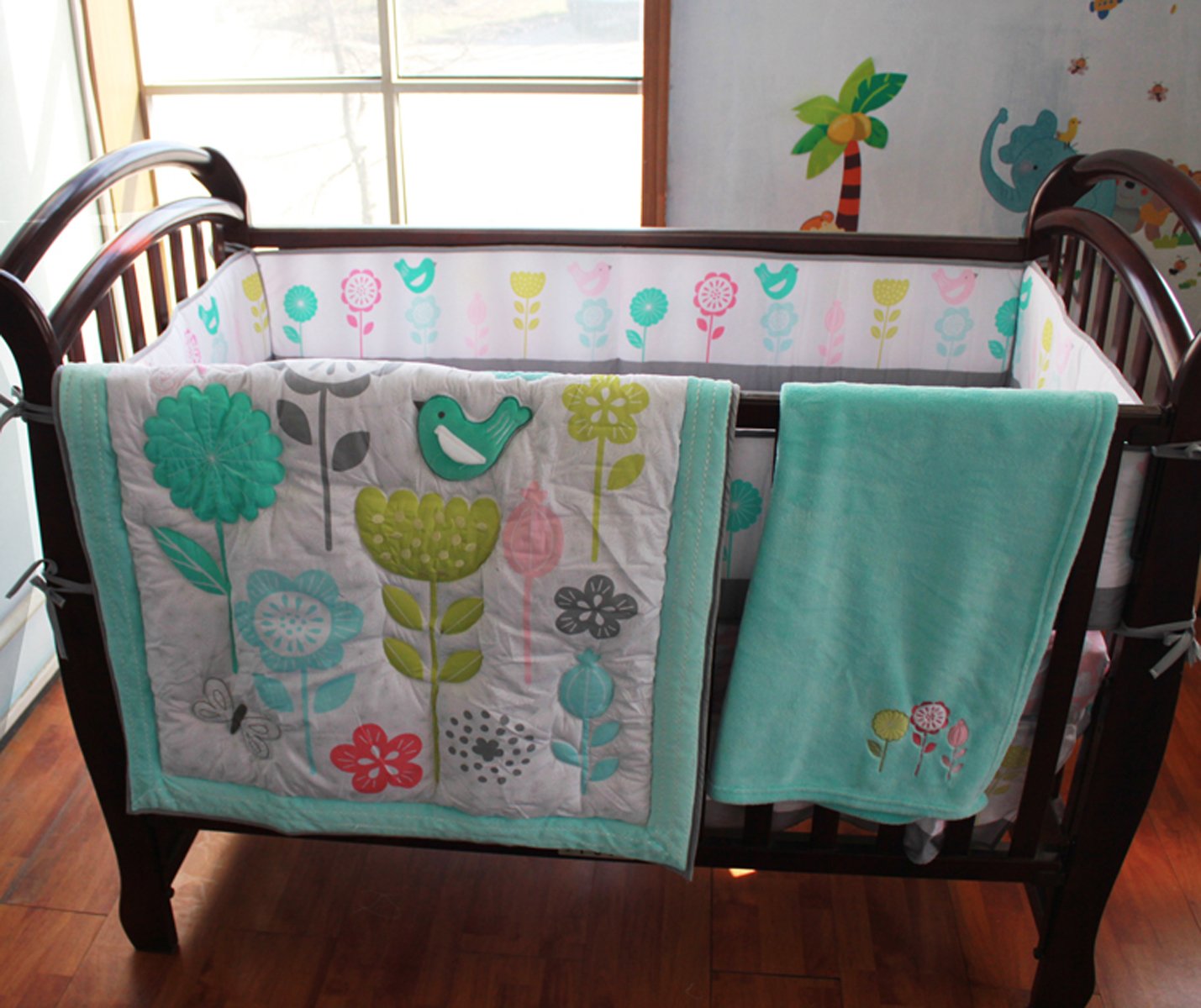 sunflower bedding for crib