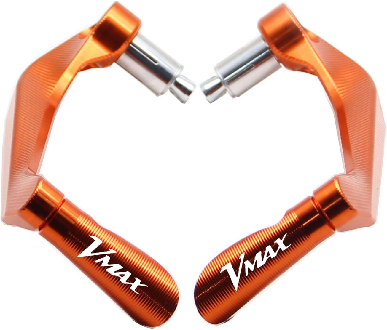 7/8" 22mm Motorcycle Handlebar Brake Clutch Levers Protector Guard For Yamaha VMAX 1200 1700 (Orange)